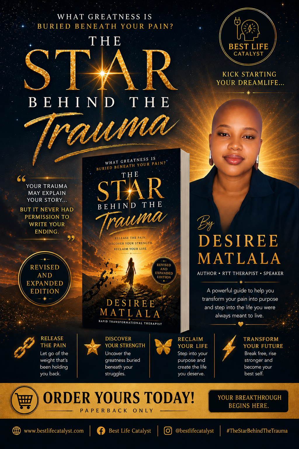 The Star Behind The Trauma — a book by Desiree Matlala